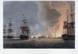 Nil Savaşı, Ağustos 1798 by Thomas Whitcombe